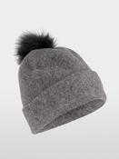 Pom Pom Hat - Grey image