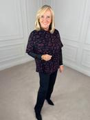 Animal Jacquard Knit - Amorone and Black