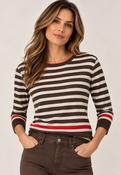 Stripe Sweater - Mocha