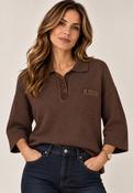 Collared Sweater - Mocha image