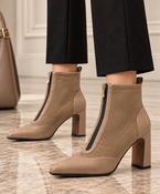 Centre Zip Ankle boot - Antelope image