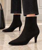 Point Toe Ankle Boot - Black image