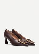 Court Shoe with Buckle - Espresso image