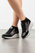 Low Wedge Trainer - Black