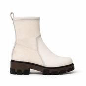 Chunky Sole Ankle Boot - Beige image