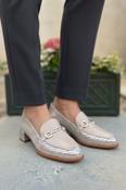 Block Heel Loafer - Champagne image