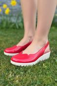 Slingback Shoe - Red image
