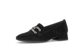 Loafer with Jewel Buckle - Black image