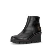 Wedge Ankle Boot - Black image