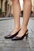 Slingback Shoe - MOCCA image