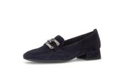 Loafer with Jewel Buckle - Navy image