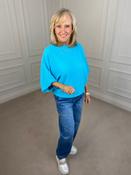 Batwing Sweater - Turquoise image