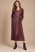 Faux Leather Dress - Amorone image