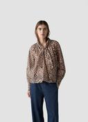 Animal Print Blouse - Toffee image