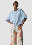 Half Sleeve Sweater - Powder Blue image