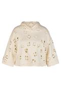 Boxy Sweater with Hood - Macadamia image