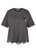 Lace Hem Top - Platinum image