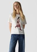 Lady Image T-shirt - Nature image