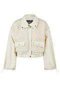 Short Jacket with Faux Fur - Macadamia image