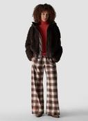 Teddy Jacket with Hood - Espresso