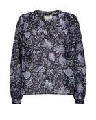 Tenca Fleura Blouse - Salute Navy