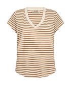 Kala Stripe Top - Petrified Oak