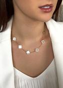 Pearl Clover Necklace - Gold