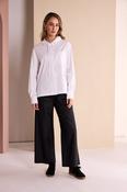 Cotton Hood Shirt - White