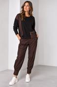 Cuff Pant - CHOCOLATE image