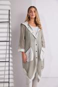 Mesh Hooded Coat - Ash