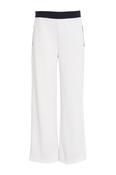 Pant with Contrast Panel - Silver and French Blue image