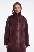 Faux Fur Coat - Chocolate Bean image