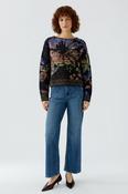Scene Sweater - Lilac and Yellow