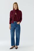 Alpaca Mix Cardigan - Bramble Berry