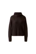 High Neck Ribbed Sweater - Chocolate Torte image