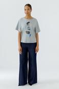 Lady Image T-shirt - River Stone image