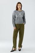 Sequin Sweater - Steel Grey image