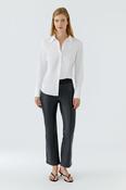 Leather Look Pant - Black image