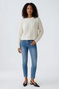 Cable Knit Sweater - Off White image