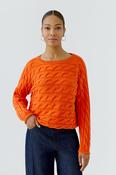 Cable Knit Sweater - Orangeade image