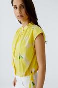 Drawstring blouse - Yellow and Stone image