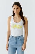 Lemon Spritz Vest - Optic White