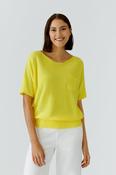 Short Sleeve Sweater - Lemon Zest image