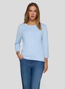 Sweater with Bracelet Sleeve - Pastel Blue image