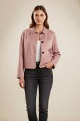 Suede Look Jacket - Rosé image