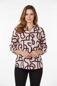 Abstract Print Blouse - Rosé image