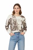 City Scene Sweater - Alabaster image