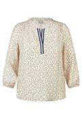 V neck Blouse - Biscuit image