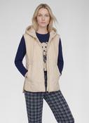 Gilet with hood - Biscuit image