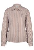 Striped Blouse - Brown